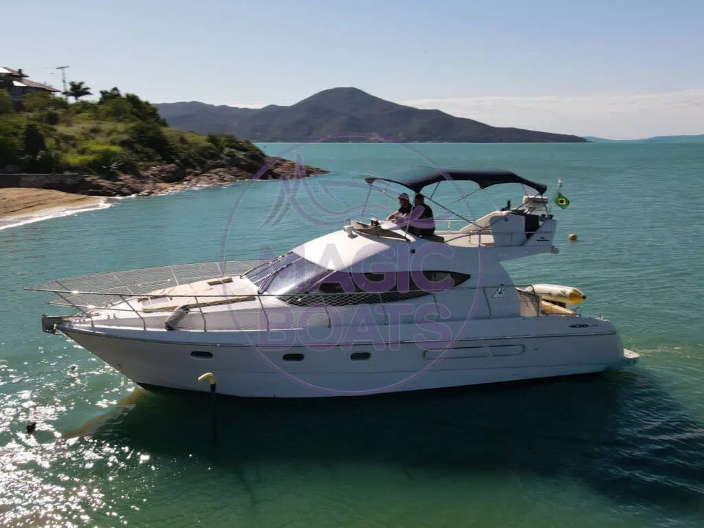 F10 - Azimut 400 Full - Magic Boats Aluguel de Lanchas