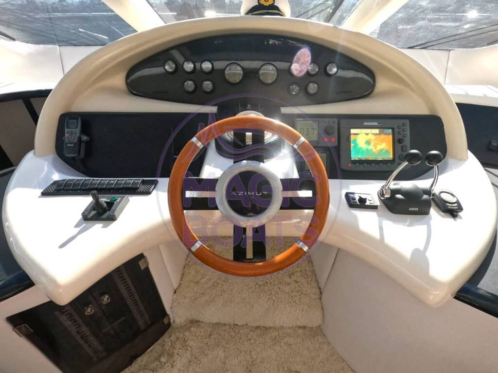 Comando principal da Azimut 600 Full