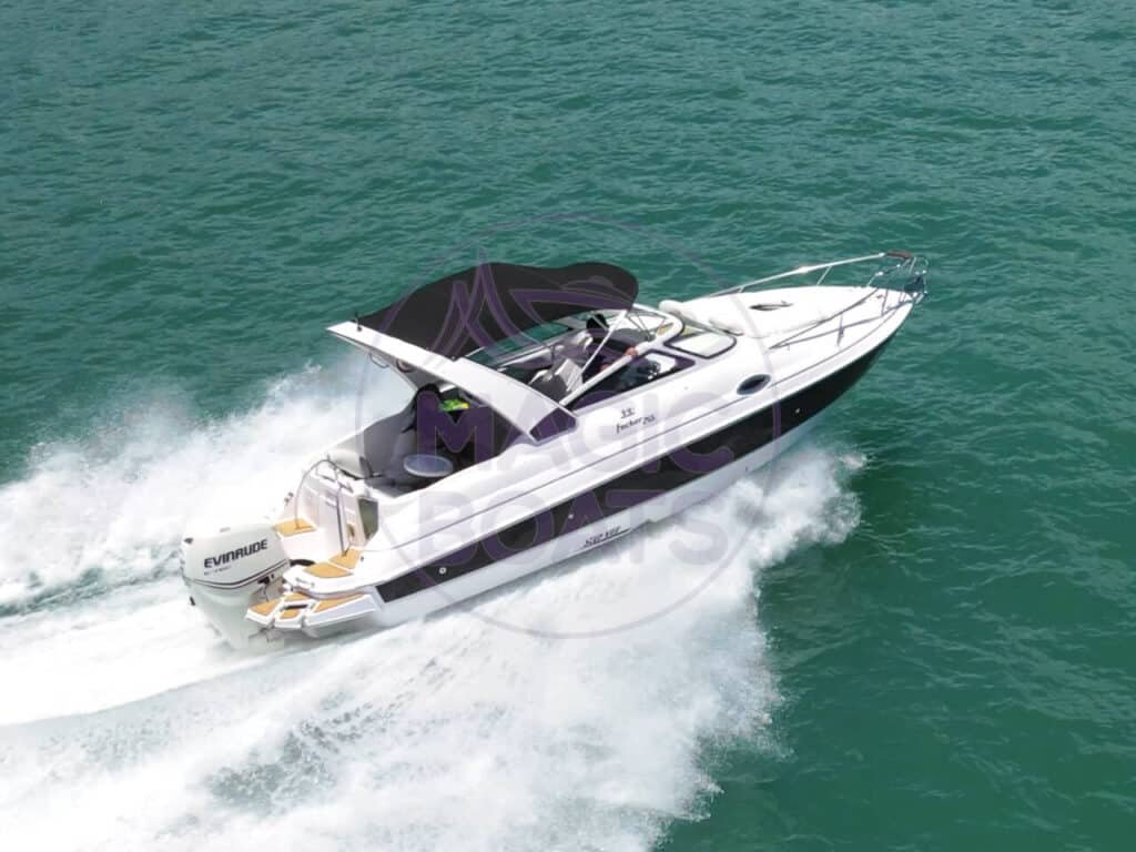 Focker 255 C82 - Magic Boats Aluguel de Lanchas - Aérea Popa BE
