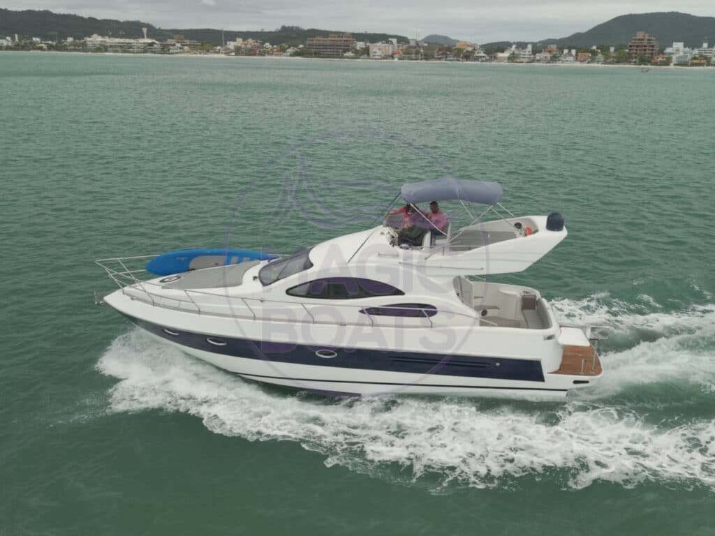 Azimut 380 Full - Magic Boats Aluguel de Lanchas - Aérea BB