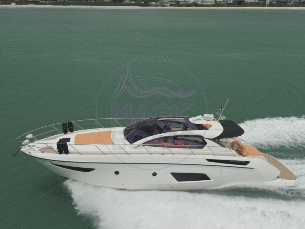 H18 - Azimut Atlantis 48 - Magic Boats Aluguel de Lanchas - Aérea BB