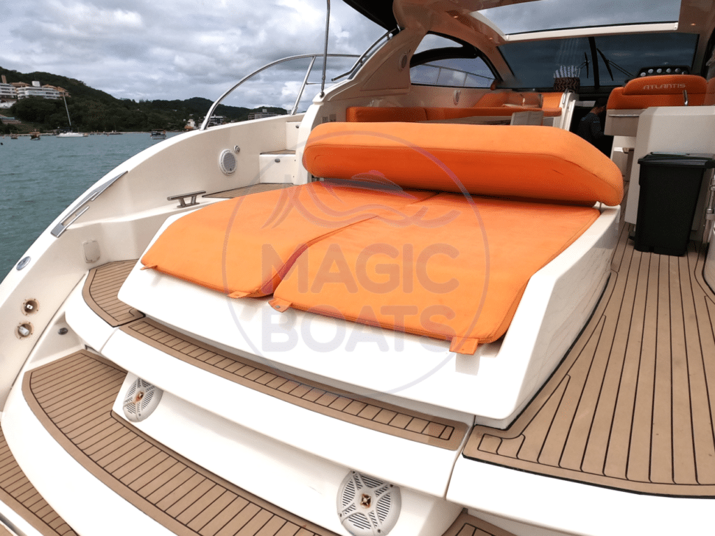 H18 - Azimut Atlantis 48 - Magic Boats Aluguel de Lanchas - Solário de Popa